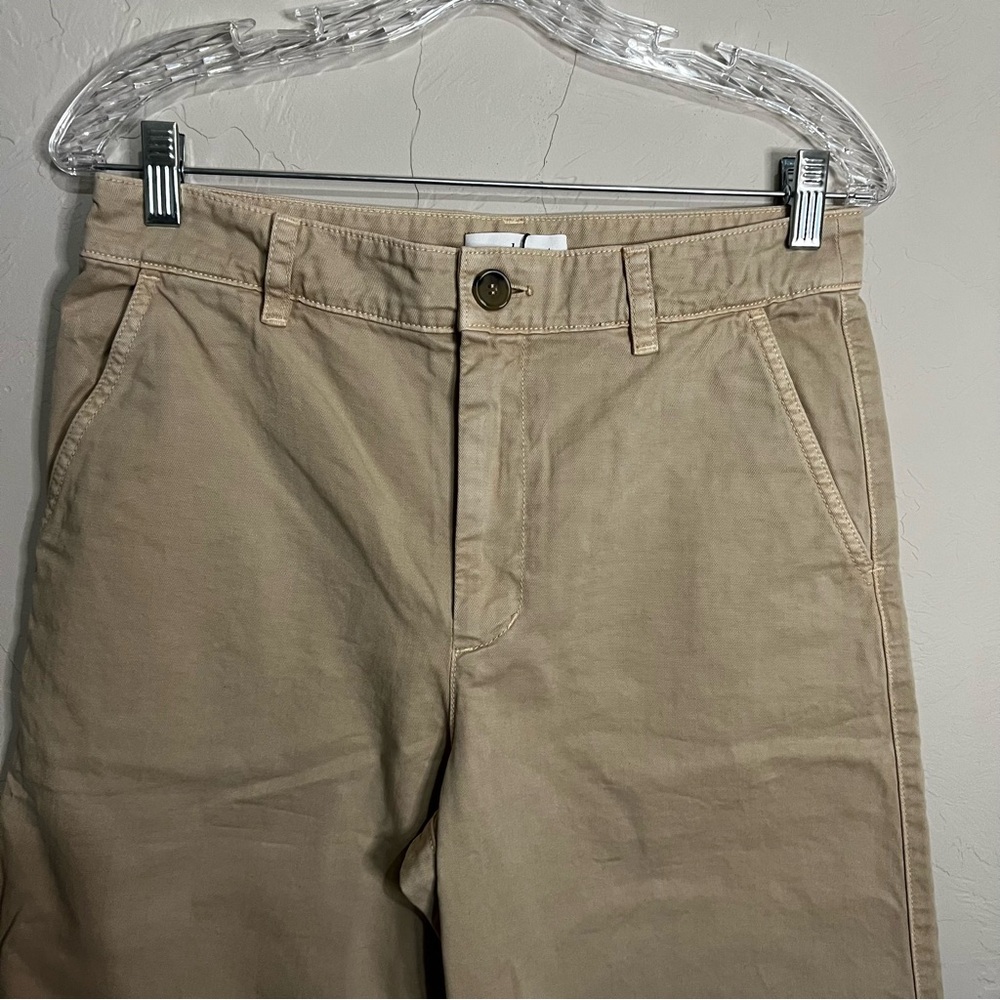 NWT Velvet By Graham & Spencer‎ Alexis Barrel Khaki Twill Pants - Picture 6 of 13